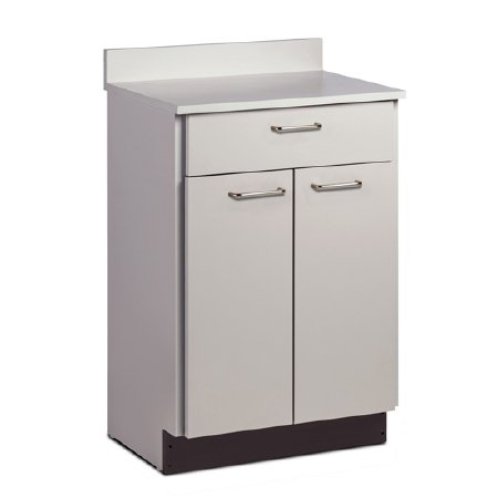 Clinton Industries - Treatment Cabinet Laminate 1 Drawer 1 Shelf Optional Locks - 8821-SLTGRYGRY