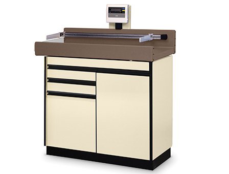4945 Series - Pediatric Treatment Table with Scale Fixed Height - 4945-V40
