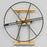 Clinton Industries Shoulder Wheel Wall Mount - 7213