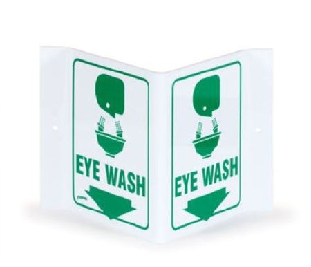 Market Lab Inc First Aid Sign Eye Wash - 9918