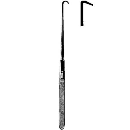 Sklar Sklar Black Tenaculum Hook Emmett 9 Inch Coated Stainless Steel NonSterile Reusable - 90-2172