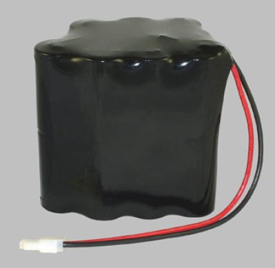 R & D Batteries - NiCd Battery Pack 9.6V, Rechargeable For CardioLine Delta 60+ ECG Machine - 5979