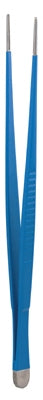 Marina Medical - Dressing Forceps Potts-Smith 8-1/4 Inch Length Surgical Grade Coated Stainless Steel NonSterile NonLocking Thumb Handle Straight 2 mm Serrated Jaws - 310-221