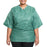 Graham Medical Products - Scrub Shirt 2X-Large Green Without Pockets Short Sleeve Unisex - 62217
