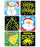 Kids Love Stickers - 75 per Unit Merry Christmas Glow-In-The-Dark , Assorted Sticker - W2037
