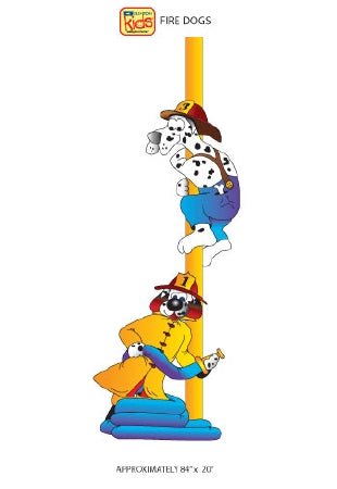 Clinton Industries - Fire Dogs Wall Sticker - 05-CC