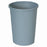 Saalfeld Redistribution Untouchable Trash Can 44-3/8 Quart Round Gray LLDPE Open Top - FG294700GRAY