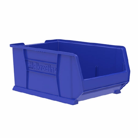 Akro-Mils Super-Size AkroBins Storage Bin Blue Industrial Grade Polymers 11 X 16-1/2 X 23-7/8 Inch - 30288BLUE