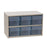Market Lab Inc MarketLab Storage Bin Unit Clear Polystyrene 11 X 16-1/2 X 18 Inch - 8351-CL