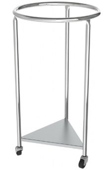 Mac Medical - Hamper Stand Rolling Round Opening Open Top Without Lid - LH2000