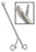 Marina - Grasping Forceps 13 Inch Length Surgical Grade Stainless Steel NonSterile Ratchet Lock Finger Ring Handle Straight 7 mm Fenestrated Oval Tips - 332-507
