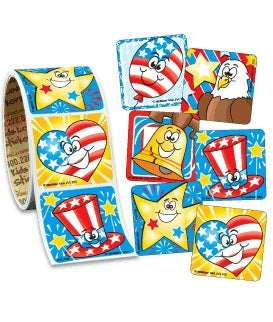 Medibadge Valuestickers 100 Per Unit Patriotic Sticker - VLT05