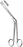 Fine Surgical - Dressing Forceps Hartmann 8-1/2 Inch Length Stainless Steel NonSterile NonLocking Straight Serrated Tips - 800-615