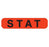 Market Lab Inc Pre-Printed Label Advisory Label STAT Orange 37-100 X 11-31/50 Inch - 8012