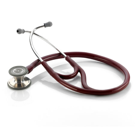 Adscope - Cardiology Stethoscope Burgundy 1-Tube 19 Inch Tube Double-Sided Chestpiece - 601BD
