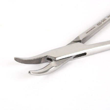 Marina Medical Inc Needle Holder 10-1/2 Inch Curved, Serrated Jaw - 420-546
