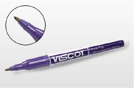 Viscot Industries Skin Marker Purple Fine / Regular Tip Non-sterile - 1460-100