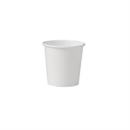 Solo Cup Solo Drinking Cup 4 oz. White Polyethylene Coated Paper Disposable - 374W-2050