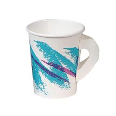 Solo Cup Solo Drinking Cup 8 oz. Jazz Print Polyethylene Coated Paper Disposable - 378HJZ-00055