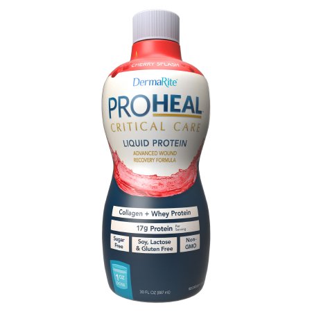 ProHeal Critical Care - Oral Protein Supplement Cherry Splash Flavor Ready to Use 30 oz. Bottle - PRO3000