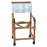 MJM International - Shower Chair Fixed Arm PVC Frame Mesh Back 18 Inch Seat Width - WT118-3