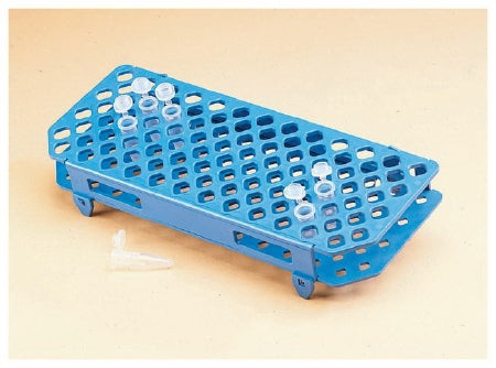 Fisher Scientific RACK, MICROCENTRIFUGE TUBES 1.5ML BLUE (5/CS) - 1481031