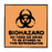 Fisher Scientific National Marker Caution Sign Biohazard No Food Or Drink to Be Stored In This Refrigerator - 18999766