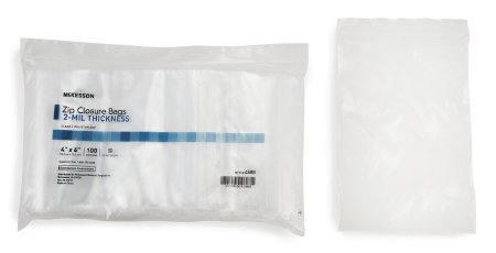 McKesson McKesson Zip Closure Bag 4 X 6 Inch Polyethylene Clear - 4588