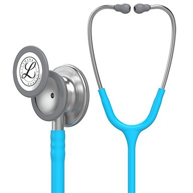 3M Littmann Classic III Classic Stethoscope Turquoise 1-Tube 27 Inch Tube Double Sided Chestpiece - 5835