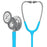 3M Littmann Classic III Classic Stethoscope Turquoise 1-Tube 27 Inch Tube Double Sided Chestpiece - 5835
