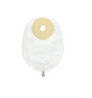 Nu-Flex - Urinary Pouch 9-1/4 Inch Length 1-1/8 Inch Stoma Convex, Pre-Cut - 7659-C