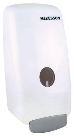 McKesson McKesson Skin Care Dispenser White Plastic Push Bar 1000 mL Wall Mount - 53-FOA