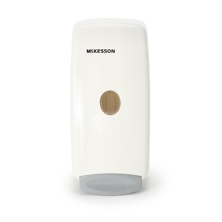 McKesson - Hand Hygiene Dispenser White Plastic Manual Push 1000 mL Wall Mount - 53-FOAM