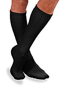 JOBST Sensifoot - Diabetic Compression Socks Knee High X-Large Black Closed Toe - 110869