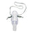 Medline - Aerosol Mask Elongated Style Pediatric Adjustable Head Strap - HCS4631B