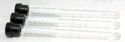 Elitech Group Inc Excyte Non-Vacuum Tube Sedimentation Tube Westergren Erythrocyte Sedimentation (ESR) Sodium Citrate Additive 8 X 120 mm 1 mL Black Conventional Closure Glass Tube - EX-50100