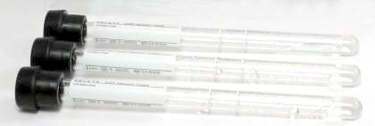 Excyte Non-Vacuum Tube - Sedimentation Tube Westergren Erythrocyte Sedimentation (ESR) Sodium Citrate Additive 8 X 120 mm 1 mL Black Conventional Closure Glass Tube - EX-50100