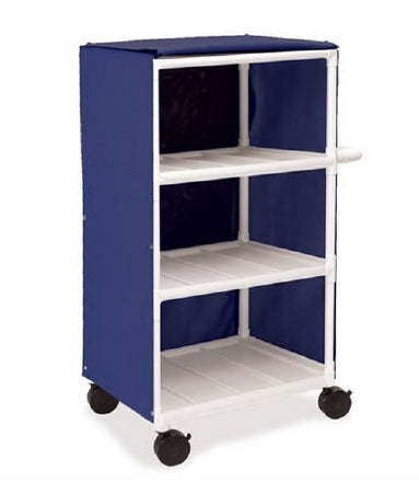 Market Lab Inc 3 Shelf Linen Cart with Cover PVC - 5908-NV