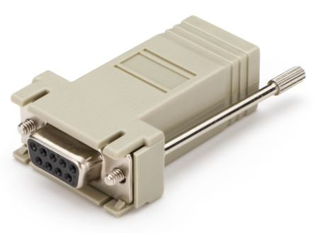 Welch Allyn - Adapter RJ45 TO DB9 For use with Serial Printers, Terminals, Modems, POS Devices and Other Serial Equipment - 9960-074