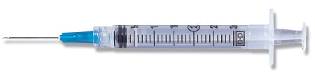 PrecisionGlide - Intramuscular Syringe with Needle 3 mL 23 Gauge 1 Inch Thin Wall NonSafety - 309588