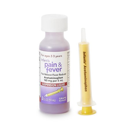 sunmark - Infants' Pain Relief 160 mg / 5 mL Strength Acetaminophen Oral Suspension 2 oz. - 49348043030