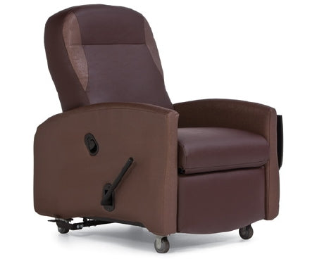 Champion Manufacturing 720 Series Contimuum Manual Recliner Wheat 3 Inch Thermoplastic Casters 3 Inch Thermoplastic Casters - 720FS12-FB