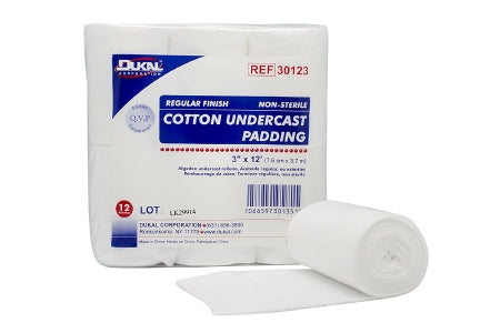 Dukal Dukal Cast Padding Undercast 3 Inch X 12 Foot Cotton NonSterile - 30123