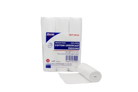 Dukal Dukal Cast Padding Undercast 4 Inch X 12 Foot Cotton NonSterile - 30124