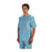 Graham Medical Products - Scrub Shirt Large Light Blue Without Pockets Short Sleeve Unisex - 62489