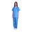 Fashion Seal Shirt Scrub 55% Cotton / 45% Polyester Unisex Teal 4Xl Reversible 1 Pocket Ea - 6770-4XL