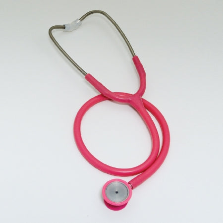 Sklar Sklar Cardiology Stethoscope Pink 1-Tube 30 Inch Tube Double Sided Chestpiece - 188253