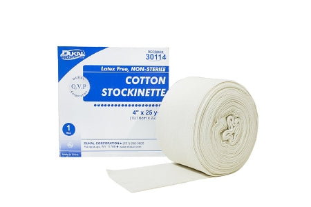 Dukal Dukal Stockinette Tubular 4 Inch X 25 Yard Cotton NonSterile - 30114