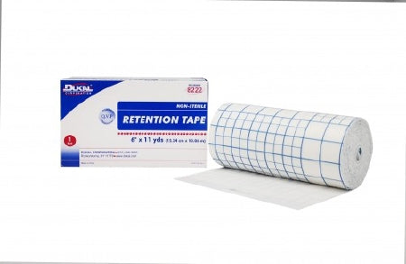 Dukal Dukal Dressing Retention Tape Pre-Cut 6 Inch X 11 Yard White NonSterile - 8222