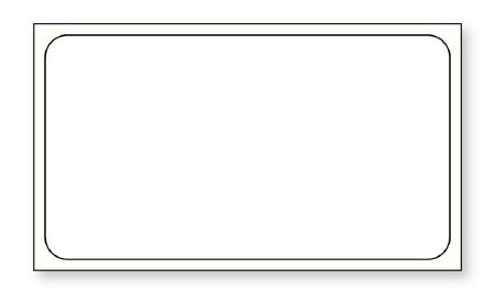 United Ad Label Blank Label Tape Printer Label Without Legend White 1-1/4 X 2-1/4 Inch - ULDP3122X
